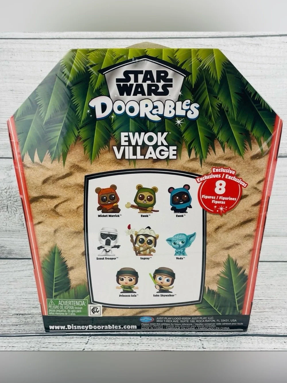 Disney DOORABLES Star Wars EWOK VILLAGE Collection Peek 8 Figures NEW